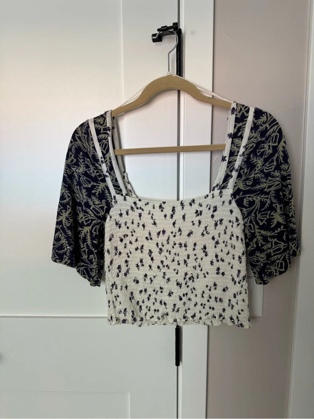 Free People Free People Marigold Mix Print Top